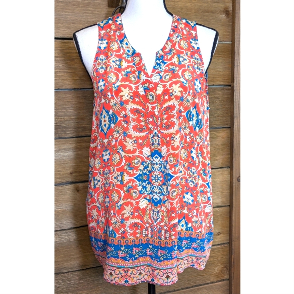 Tolani Sleeveless Silk Blouse